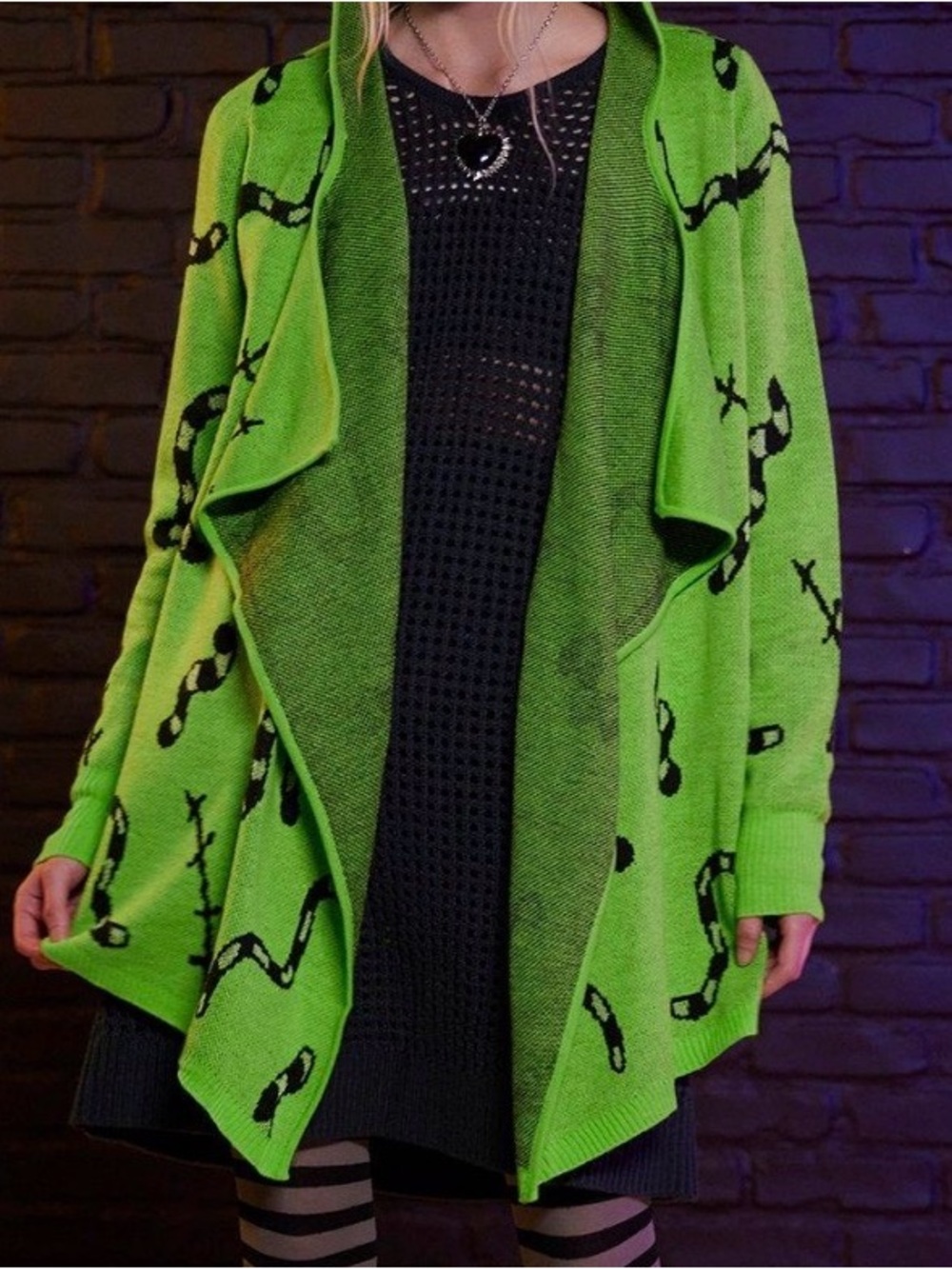 Her Universe The Nightmare Before Christmas Oogie Boogie Glow-In-The-Dark Drape